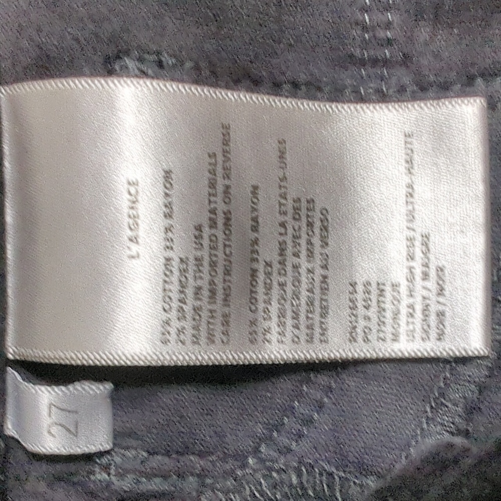 L'Agence Velvet Skinny Jeans 27 - Picture 7 of 9